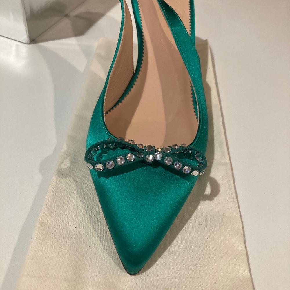 J Crew heels, the heel is 2.5 inches